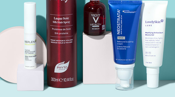 Replenix, Vichy, LovelySkin LUXE and more