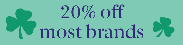 20% off most brands