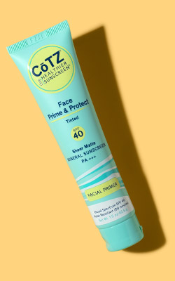 Face primer and sunscreen tube