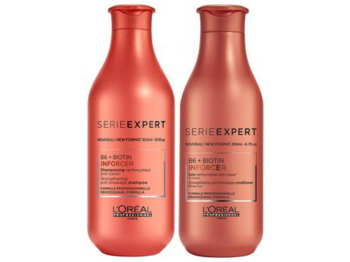 L’Oreal Professionnel Inforcer Strengthening Anti-Breakage Shampoo and Conditioner