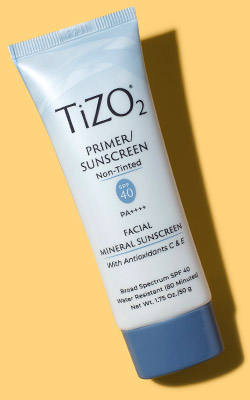 Mineral sunscreen tube