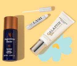 Products from Augustinus Bader, NeuLASH and ALASTIN Skincare